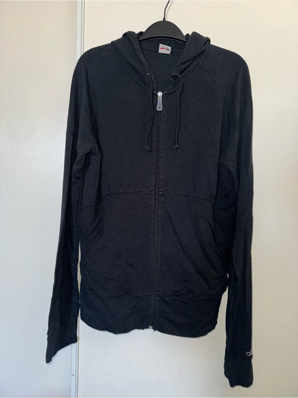 ALO Yoga Black Zip-Up Hoodie